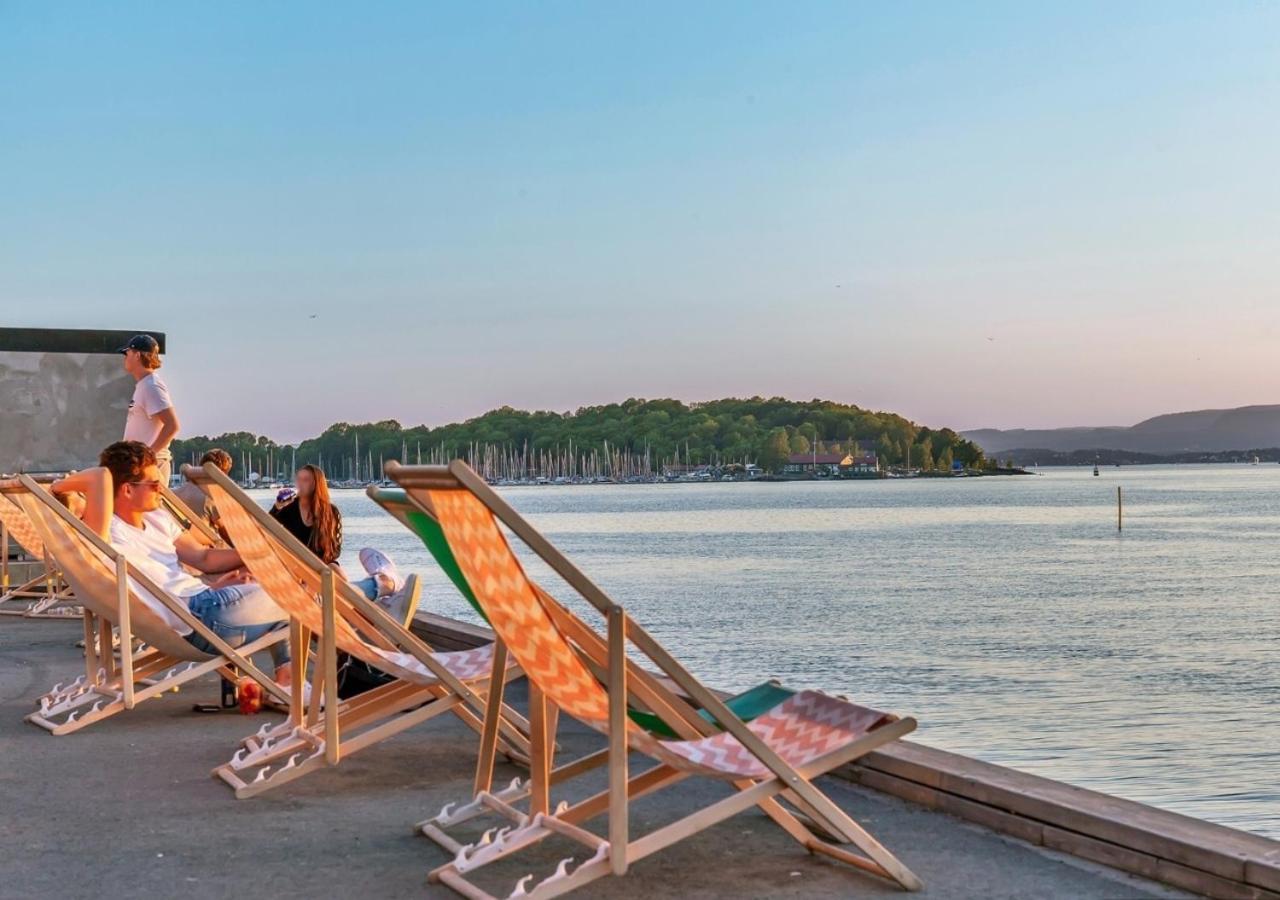 Seaside Apt - 2 Sunny Balconies - Modern - 6 Pax Осло Екстериор снимка